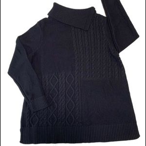 CHARTER CLUB WOMEN’S CORE PULLOVER DEEP BLACK SWEATER SIZE XL